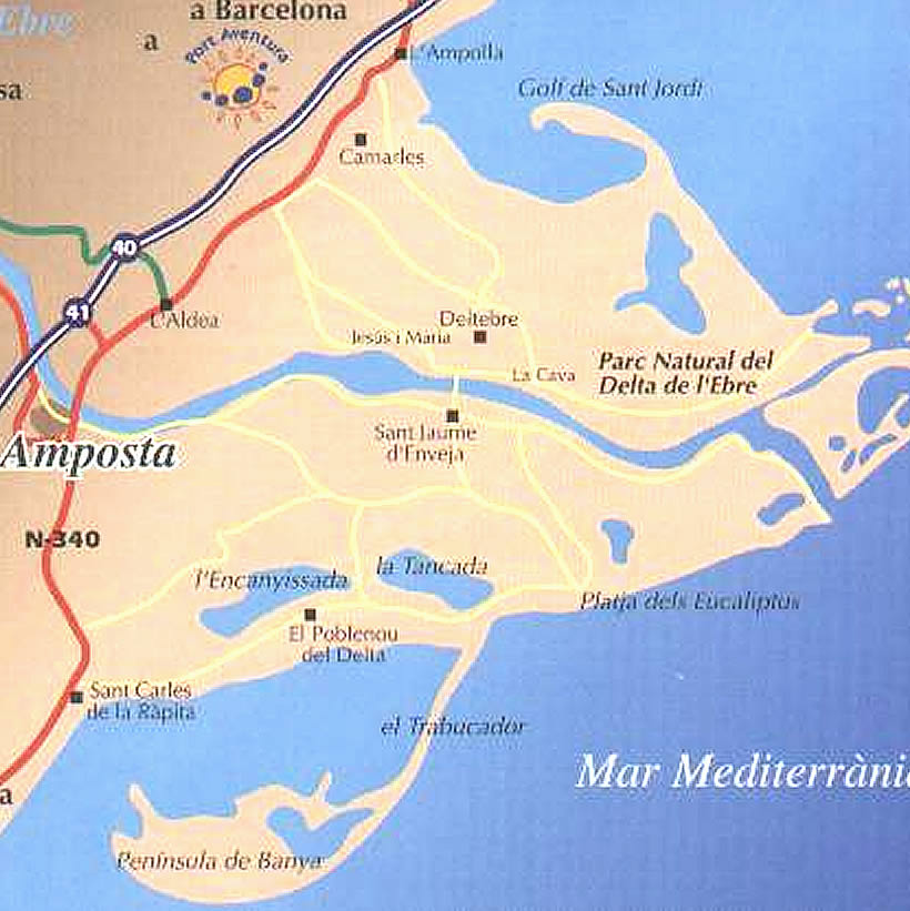 Alcanar Playa a la entrada del Delta de l'Ebre, groomservice delta